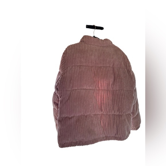 Koolaburra by UGG short corduroy puffer jacket Small Pink Dusty Rose NWOT- XL - Picture 6 of 10